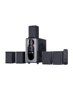 beFree Sound 5.1 Channel Bluetooth Surround Sound Speaker System in Black